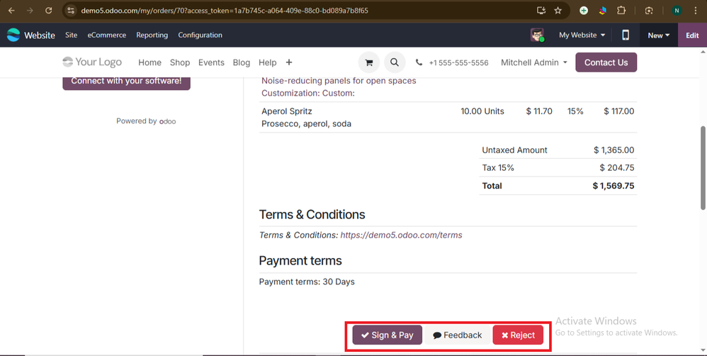 Sales Module in Odoo19