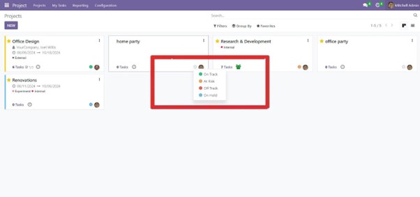 Project module in Odoo16